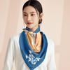 Women's 100% Mulberry Silk Scarf, 90cm Square, 14 Momme Shawl - Perfect Gift for Mother, Girlfriend, Birthday or Festival