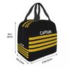 Custom Keep Calm And Trust The Pilot Insulated Lunch Bag for Women Portable Aviation Airplane Thermal Cooler Lunch Tote