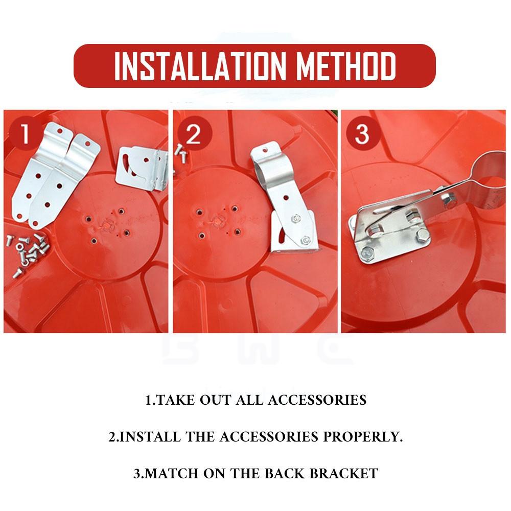 45/ 60/ 75CM Outdoor Polycabonate Traffic Safety Convex Mirror Road Safety Wide Angle Corner Mirror