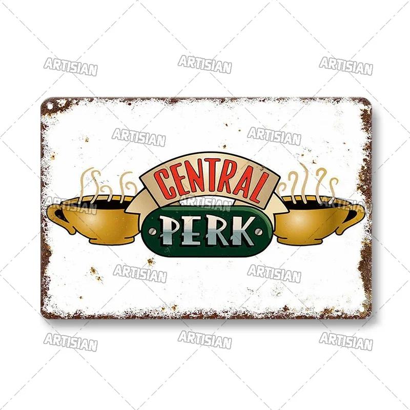 Vintage Coffee Metal Tin Sign 1pc - Retro Tea Time Poster, Decorative Plate, Industrial Wall Decor for Home/Bar/Cafe