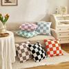 Fashion Checkerboard Plaid Cushion Cover Pillowcase Sofa Seat Bed Retro Home Decor