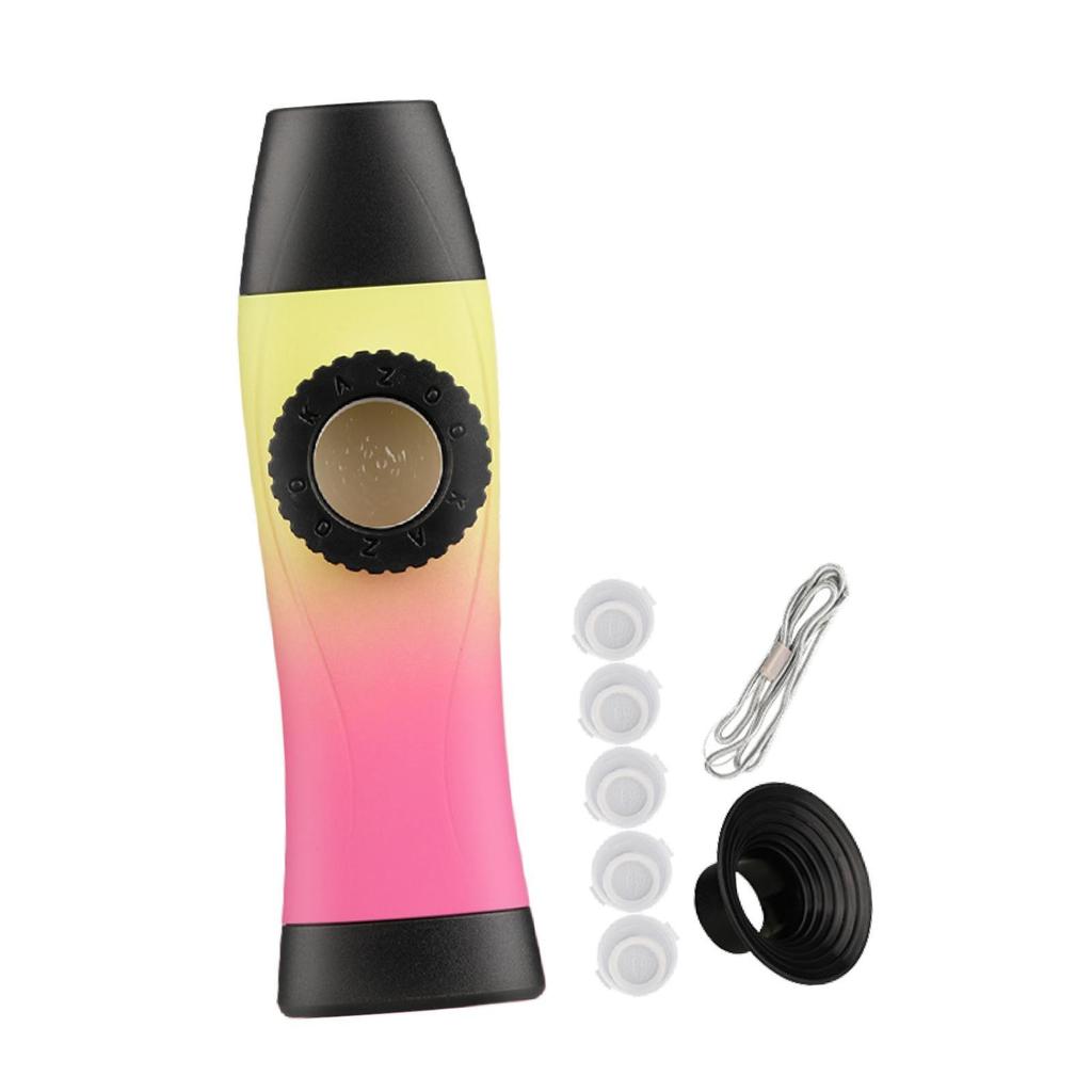 Kazoo Flute Lightweight with Rope Accompaniment Easy To Play Compact with Membranes for Guitar Piano Keyboard Violin Beginner