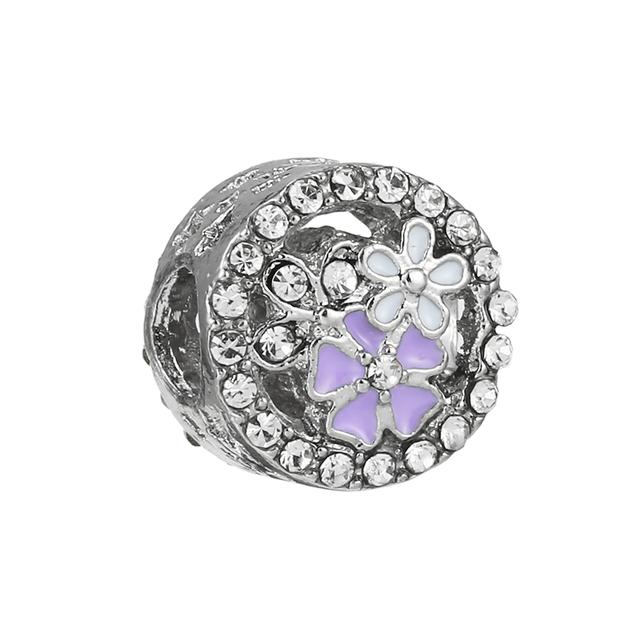 2pcs /Lot 2022 New Trend Silver Plated Beads Cartoon Dangle Charms Fit Original Brand Bracelets Necklaces For Women Diy Jewelry