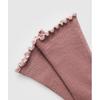 Gymshark Frill Crew Single Sock Brick Brown Muted Pink I3a9t Ncq1