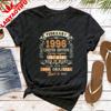 1996 Birthday Legend Women TShirt Cotton Short Sleeve Casual Fashion Summer Top Birthday Party Gift for The 30th Birthday