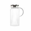Glass Pitcher with Lid Heat Resistant Water Fridge Cold Drink Carafe for Hosts,