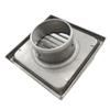 Wall Air Vent Outlet Stainless Steel Extractor Fan Vent Cover Ducting Ventilation Exhaust Grille Cover Easy To Install