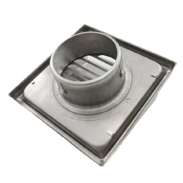 Wall Air Vent Outlet Stainless Steel Extractor Fan Vent Cover Ducting Ventilation Exhaust Grille Cover Easy To Install