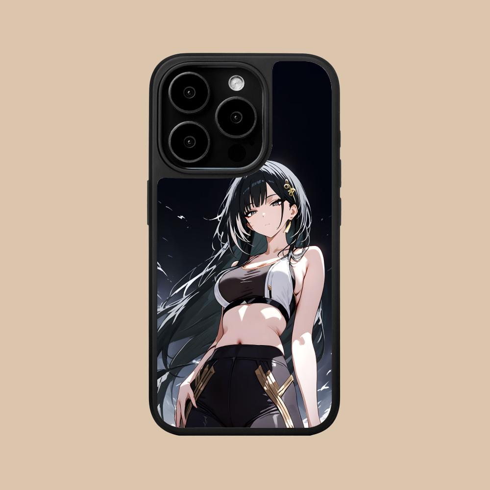 Wuthering Waves Baizhi Phone Case for iPhone 17 16 15 14 13 12 11 Air Pro Max Plus Matte Surface Cover