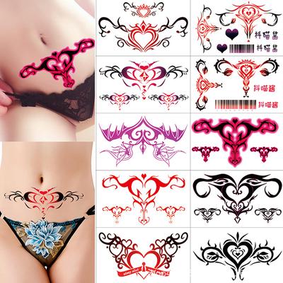 10/20 Pcs Tatoo Sex Tatuagens Temporárias À Prova D'Água Tatuagens Falsas Útero Adesivos
