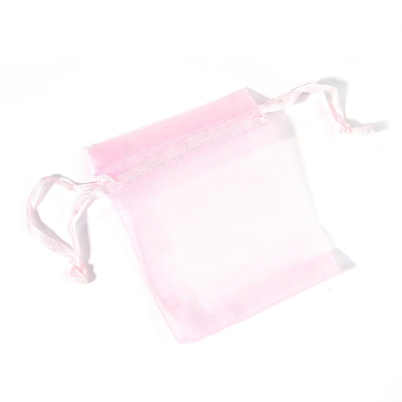 10pcs Adjustable Organza Bags 7x9cm Jewelry Packaging Bags Wedding Birthday Drawstring Pouches Christmas Gift Bags