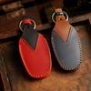 Leather Car Key Case Cover Fob Keychain Accessories For Peugeot 308 408 508 2008 3008 4008 5008 Citroen C4 C4L C6 Keyring Holder
