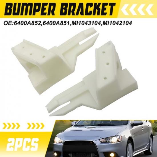 Bumper Retainer Bracket Set For 2008-2017 Mitsubishi Lancer Front Left and Right
