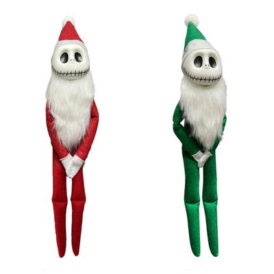 Boneca de Pelúcia de Natal Elfos Vermelhos e Verdes para Decoração de Casa, Enfeites de Natal Decoração de Mesa para Casas Escritórios, Brinquedos Divertidos Presentes e Decorações de Natal