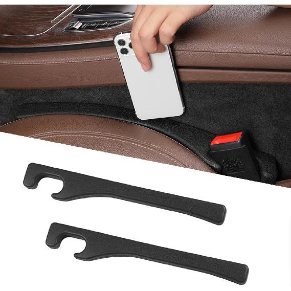 2-Pack Car Seat Gap Filler – Universal PU Leather Car Seat Gap Cover, Designed To Fill Gaps Between Seats And Console. Car Seat Side Gap Filler