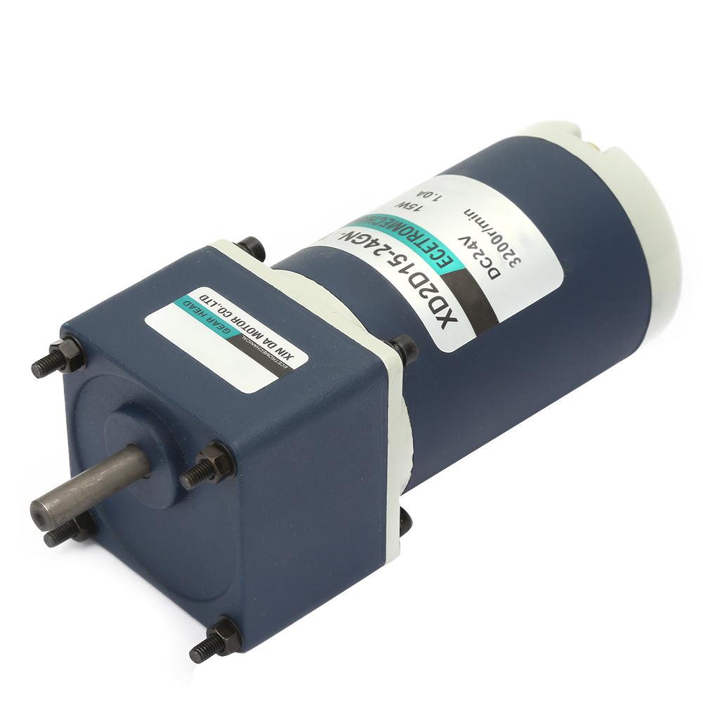 DC24V 15W XD2D15 24GN 32S Permanent Magnet DC Reduction Gear Motor Adjustable Speed (17RPM)