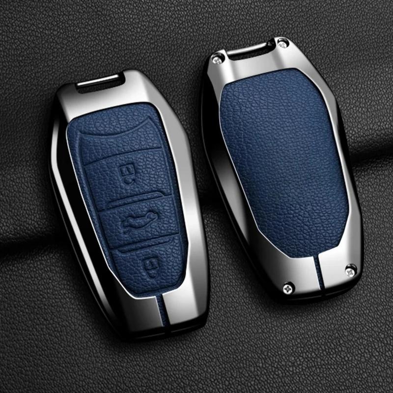 Key Case for Car Car Zinc Alloy Key Case Bag For Peugeot GTLine 207 307 407 208 308 408 508 2008 3008 4008 5008 RCZ Car Key Cha