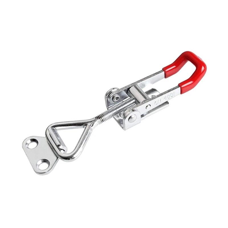 1/2PCS Heavy Iron Adjustable Buckle Lock Clamp Box Buckle Clamp Door Bolt Type Quick Clamp Accessory Horizontal Clamp Catch Clas