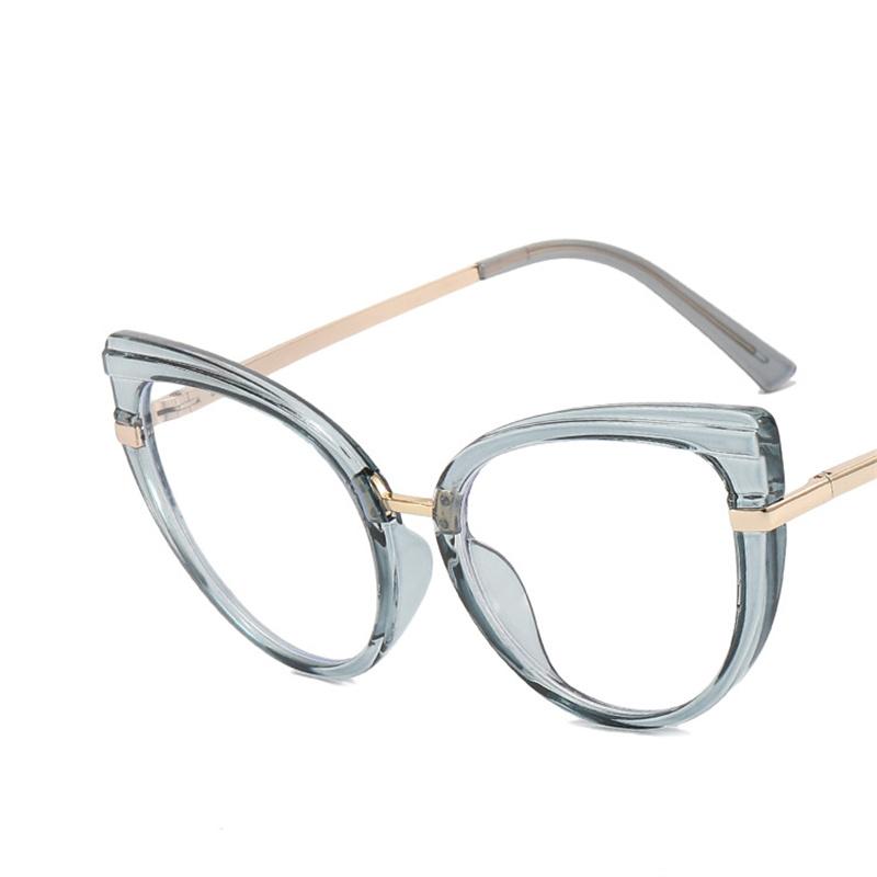 Fashion Anti Blue Light Cat Eye Glasses Frame for Women Blue Light Blocking Optical Eyewear Cateye Accessories