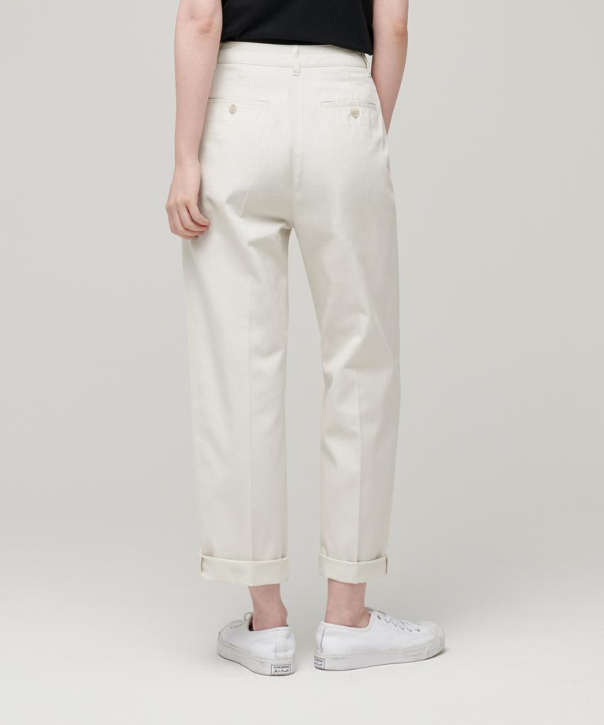 MUSINSA STANDARD WOMAN Women'S Tapered Chino Pants [Cream]