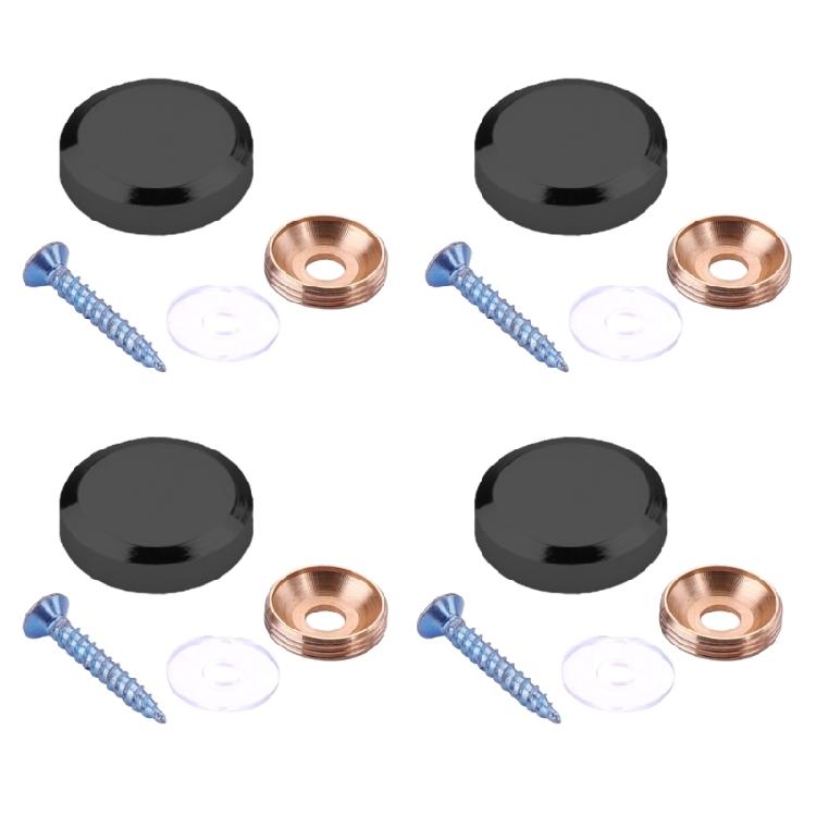 4Pcs Mirror Screws Caps Cover Nails Fasteners Advertising Nails Caps Fasteners Hardware for Decorative Mirror Enduring
