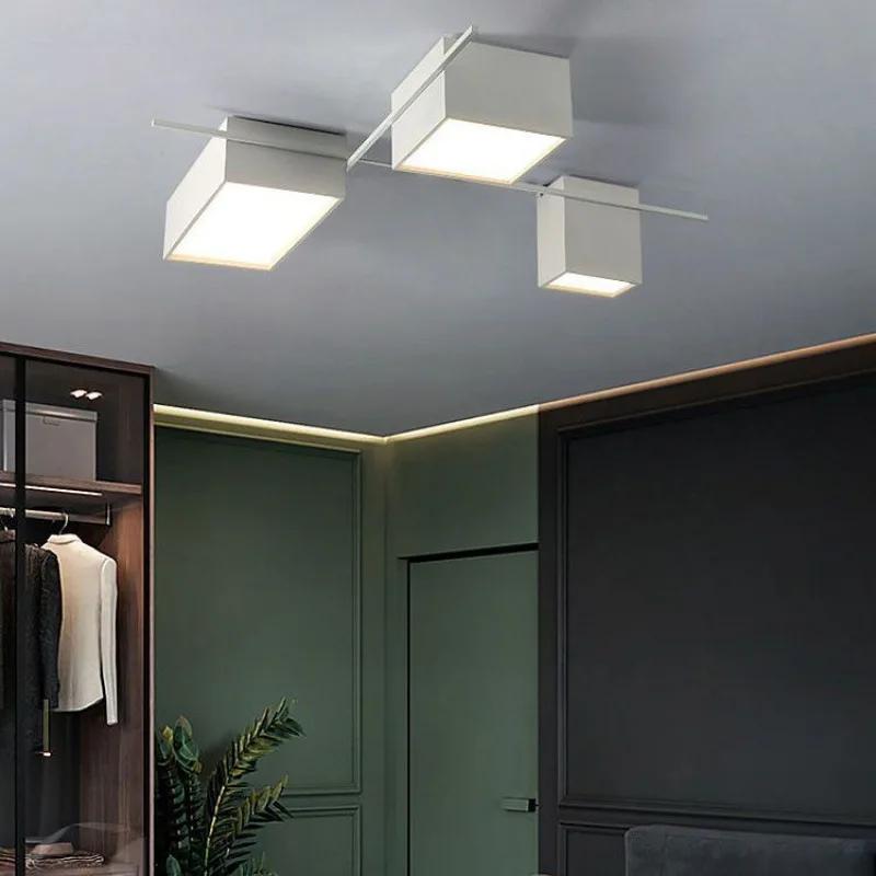 Nordic Modern LED Ceiling Light For Living Dining Room Bedroom Home Decor  Minimalist Indoor Lighting Fixture Chandeliers Luster