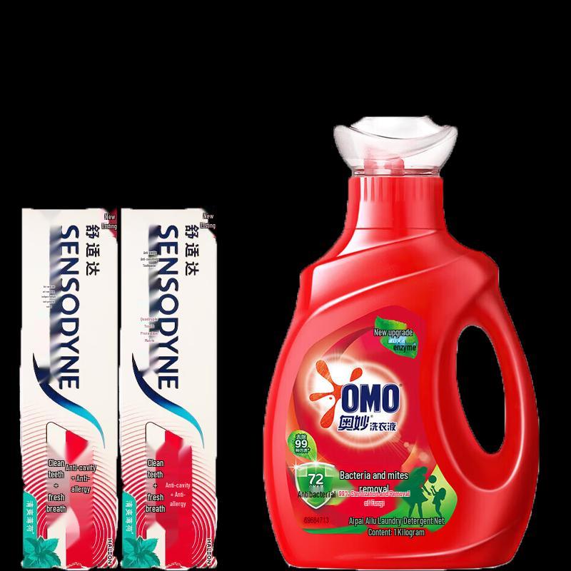 

Sensodyne Toothpaste & Omo Laundry Detergent Bundle