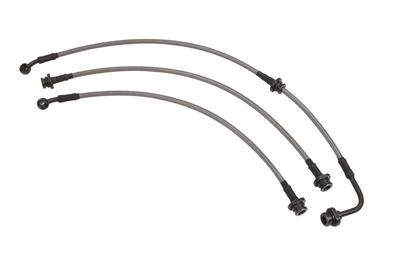 CustomDivine Suzuki Jimny JB23 Brake Hose 100mm Set of 3 Stainless Steel Mesh Long Type External Product