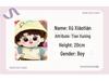 20cm Tian Xuning Cotton Plush Doll Star Figure Toy Festival Gift Xu Xiao Tian In Stock