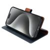N.BEKUS CSJ-001 For iPhone 14 Pro Shockproof Case Solid Color Leather Wallet Phone Shell