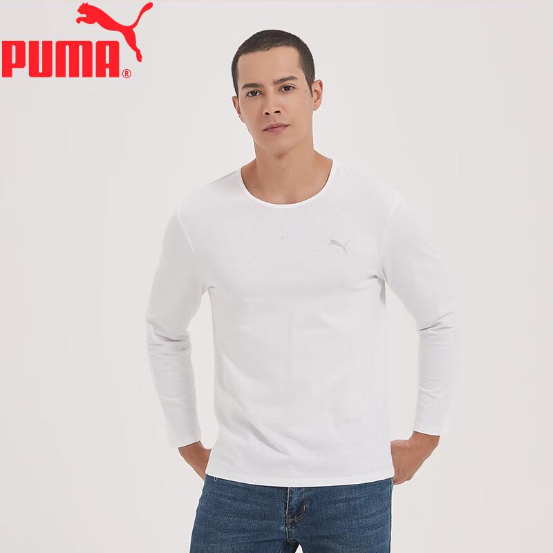 PUMA Men s Classic Cotton Long Sleeve T-Shirt M