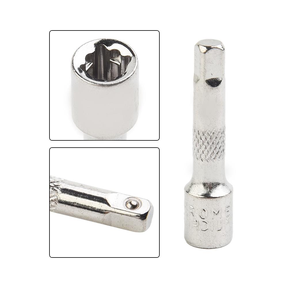 Extender Bar Sleeve Wrench Silver Small Square Rod Wrench