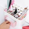 1Pc Desktop Cosmetic Storage Box Nail Art Tool Sundries Organizer Box
