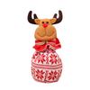 Christmas Knitted Doll Gift Bags, Reusable Sweet Bags, Snowman And Snowflake Shapes, Storage For Party Decorations, Festive And Holid