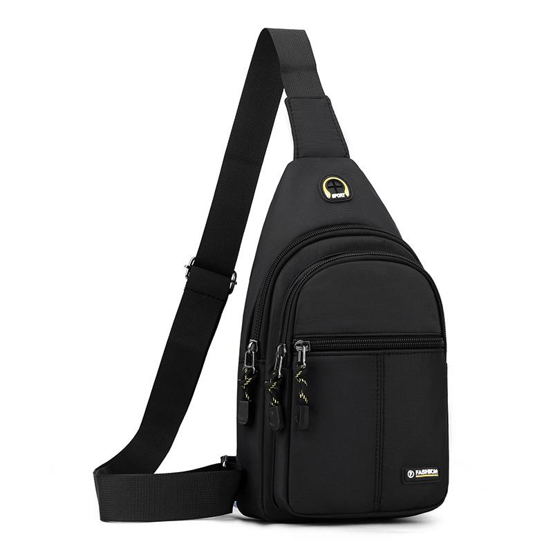 Men's Chest Bag 2024 New Casual Fashion Shoulder Bag Male Hand Crossbody Korean Cycling Backpack