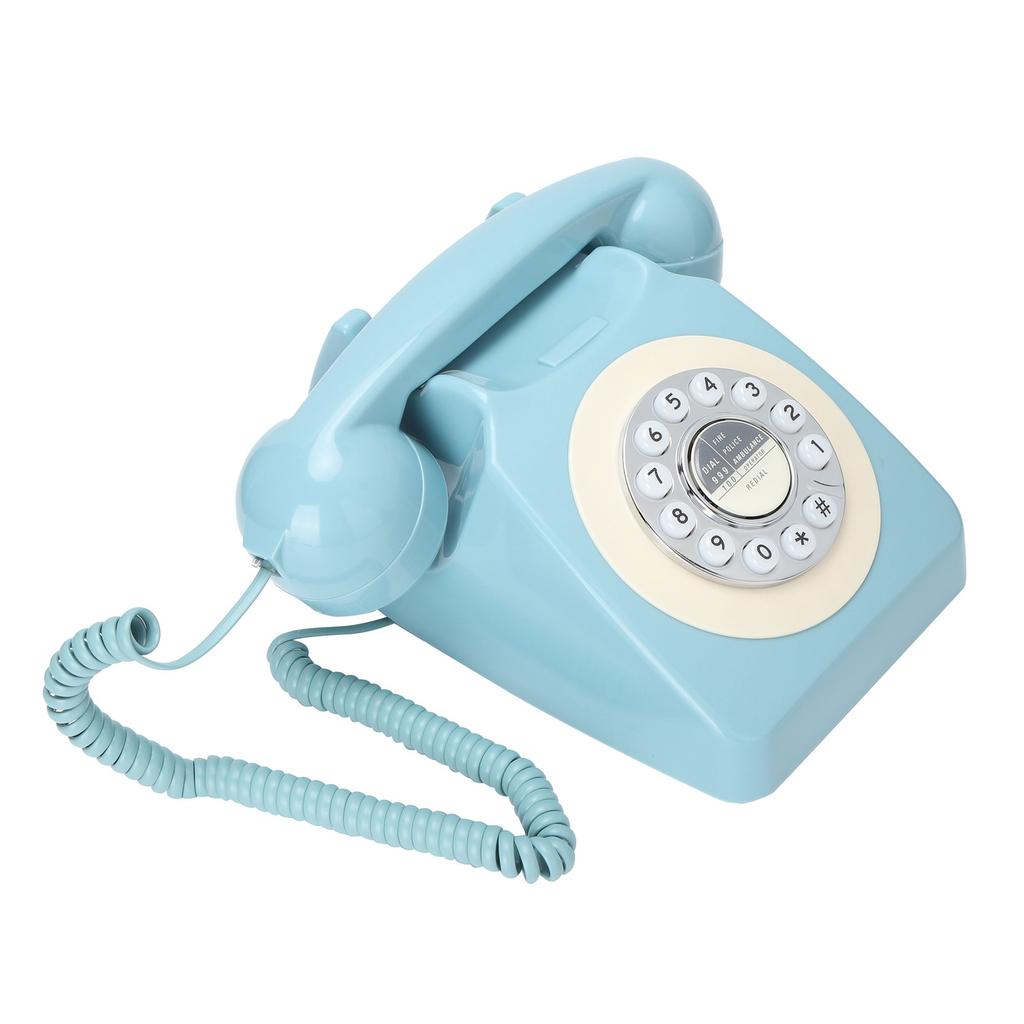 CT-8019 Telefon fix retro Design rotativ clasic Telefon de birou cu fir de modă veche pentru casă și