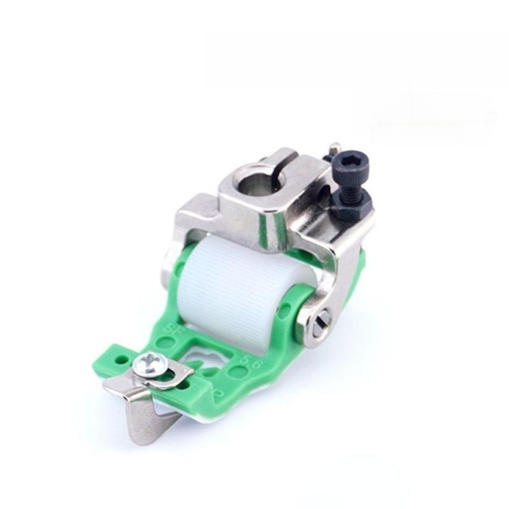 3 Needle 5 Thread Roller Presser Foot Plastic Adjustable Sewing Machine Roller Presser Foot No Cloth Eating Sewing Presser Foot