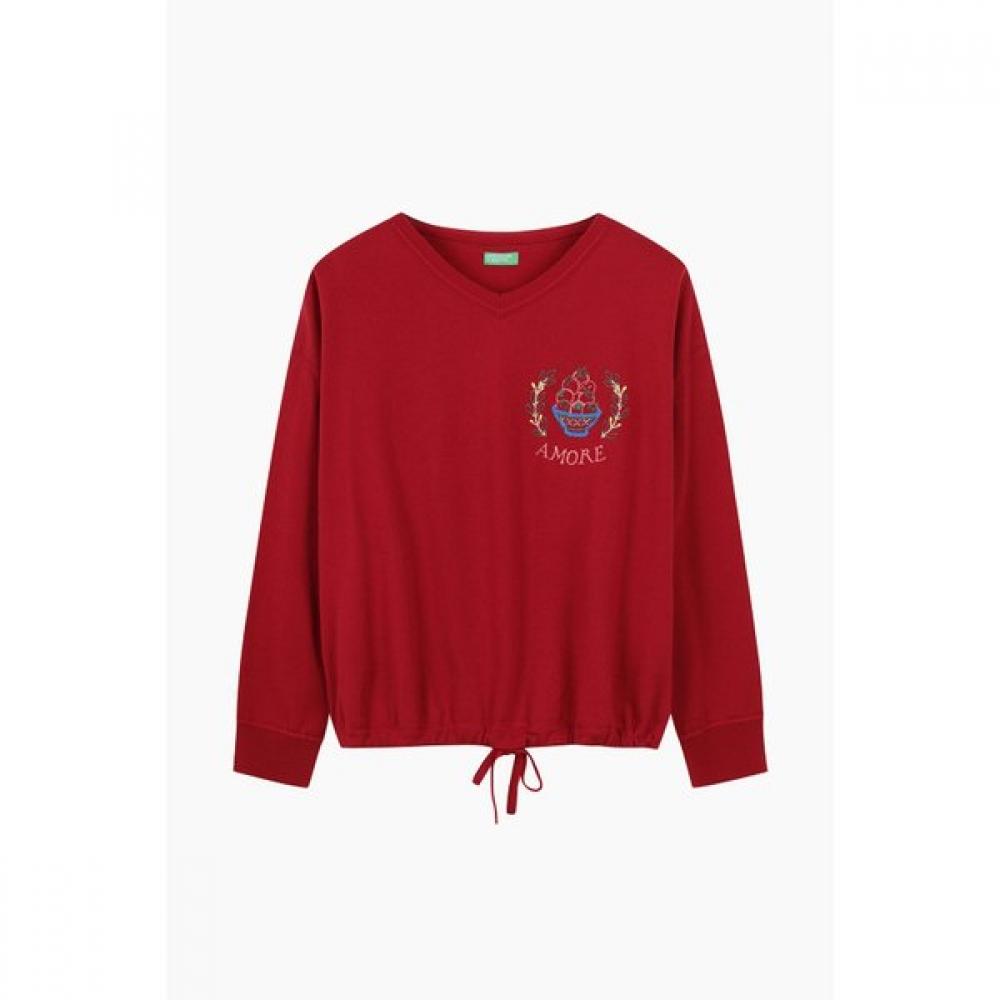 

Benetton Blouson V Neck Knit Bakp13441 NY/OS