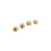 14K Gold-Filled Pentagon Star Spacer Beads for DIY Jewelry and Small Bracelets
