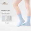 YEEHOO Macaron Kids' Cotton Mid-Calf Socks (4-Pair Pack)