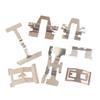 2Pcs Motorcycle Caliper Lower Pump Brake Pump Stainless Steel Spring Plate Motorcycle Caliper Brake Pads