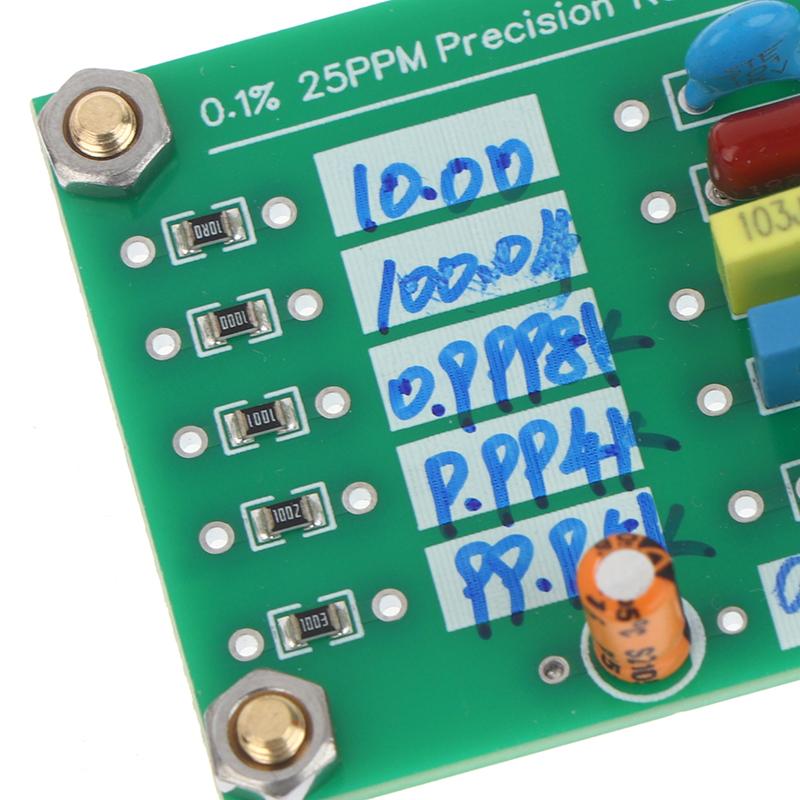 1Pc Precision Resistance Reference Resistor Capacitor Board Used With Ad584 Lm399 To Calibrate And Calibrate Multimeters