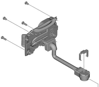 SHIMANO Συναρμολόγηση Κιβωτίου Top Case 600 Y7K298030 BM-EN600