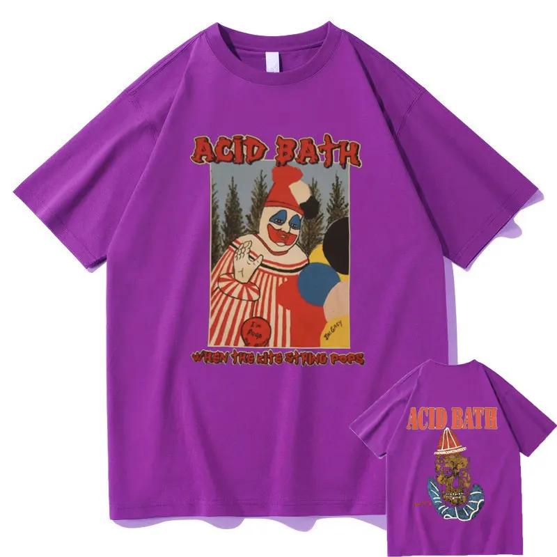 Acid Bath When The Kite String Pops Album Grafisk Trykk T-skjorte Herre Dame Vintage Gotisk Rock T-skjorte Herre Hip Hop Overdimensjonerte T-skjorter