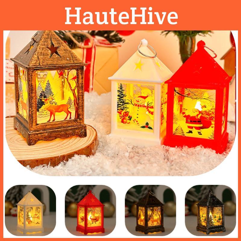 Festive Led Candle Light For Christmas Decoration Santa Claus Reindeer Christmas Tree Snowman European American Style