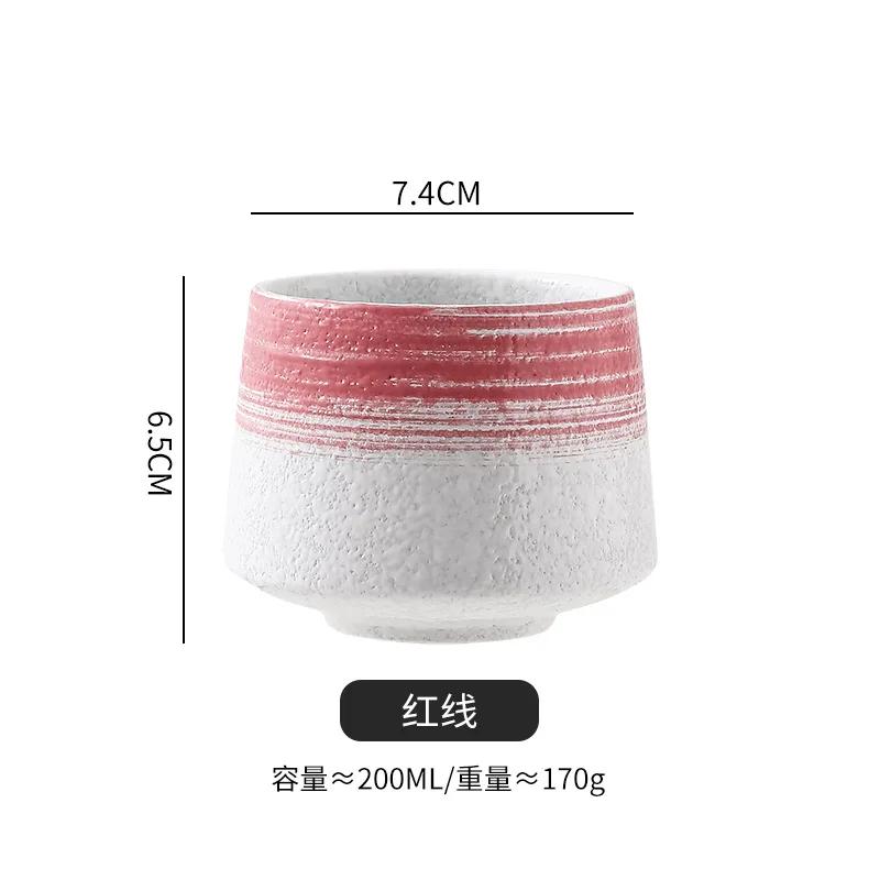 Ceramic Japanese Style Vintage Coffee Cup Coarse Ceramic Water Cups Household Drinking Cooking Tea Cups Office Drinkware 200ML
