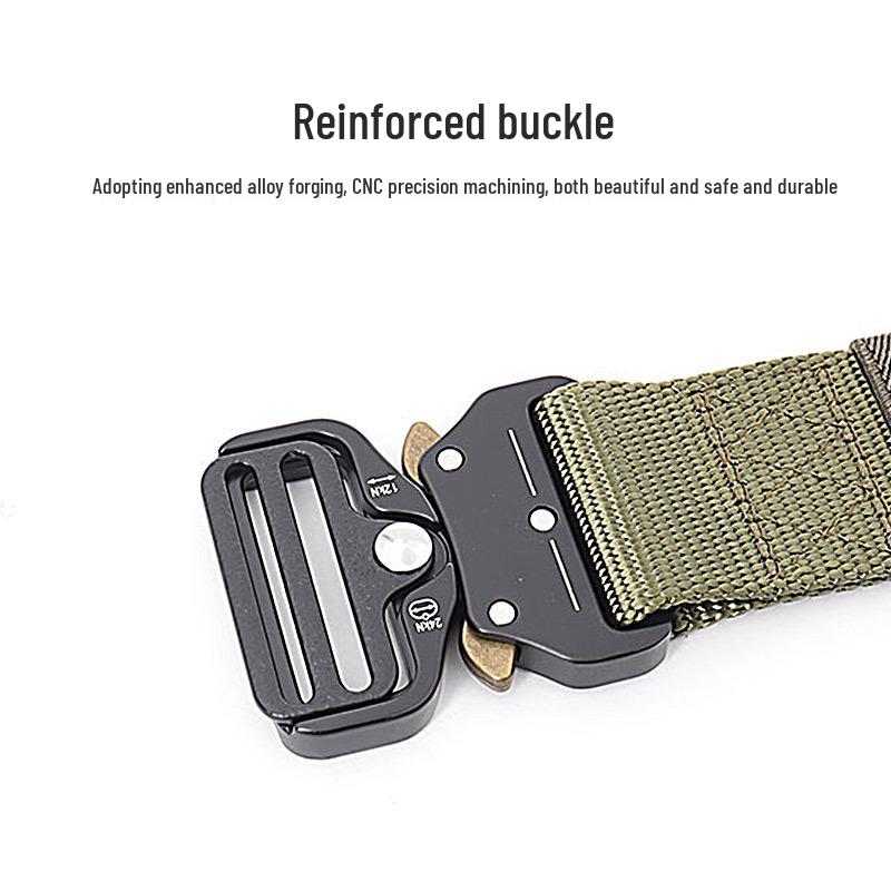 Herren Klassischer Cobra Schnalle Taktischer Nylon Gürtel - Schnellverschluss für Outdoor-Sportarten