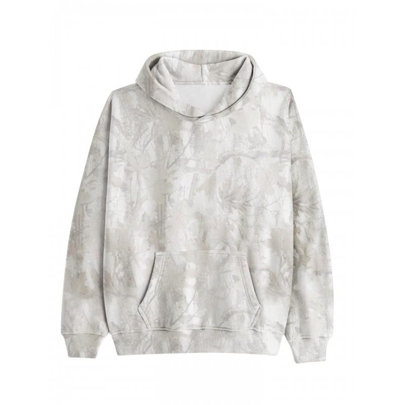 Womens Oversized Hooded Sweatshirt With 3D Print Loose Fit Casual Top 2025