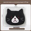 Cute Cat & Puppy Expression PVC Silicone Non-slip Heat Insulation Coaster Mat