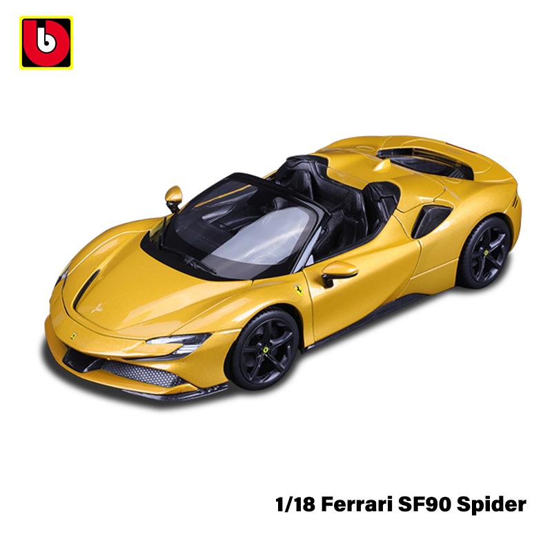 

Bburago 1:18 Ferrari SF90 STRADALE ASSETTO FIORANO 50# racing model simulation car model alloy car toy collection